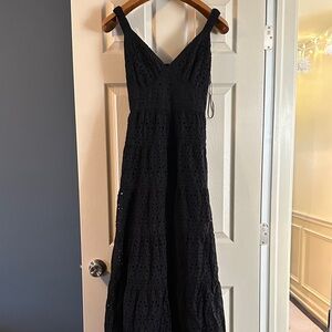 Abercrombie eyelet maxi dress